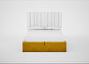 Lift Storage Divan Bed Base King / Black / Smart Luxe Velvet Canary