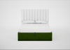 Lift Storage Divan Bed Base King / Black / Smart Luxe Velvet Grass