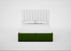 Lift Storage Divan Bed Base King / Natural / Smart Luxe Velvet Grass