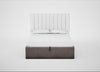 Lift Storage Divan Bed Base King / Natural / Smart Luxe Velvet Mushroom