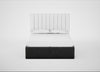 Lift Storage Divan Bed Base King / Black / Smart Luxe Velvet Nickel