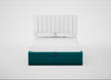 Lift Storage Divan Bed Base King / Natural / Smart Velvet Petrol