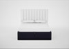 Lift Storage Divan Bed Base King / Black / Boucle Indigo
