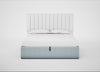 Lift Storage Divan Bed Base Super King / Natural / Capelo Linen-Cotton Sea Shanty