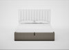 Lift Storage Divan Bed Base Super King / Natural / Broad Weave Pebble