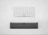 Lift Storage Divan Bed Base Super King / Natural / Melton Wool Shale