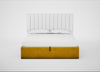 Lift Storage Divan Bed Base Super King / Natural / Smart Luxe Velvet Canary