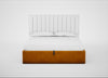 Lift Storage Divan Bed Base Super King / Natural / Smart Luxe Velvet Cognac