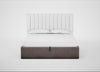 Lift Storage Divan Bed Base Super King / Natural / Smart Luxe Velvet Mushroom