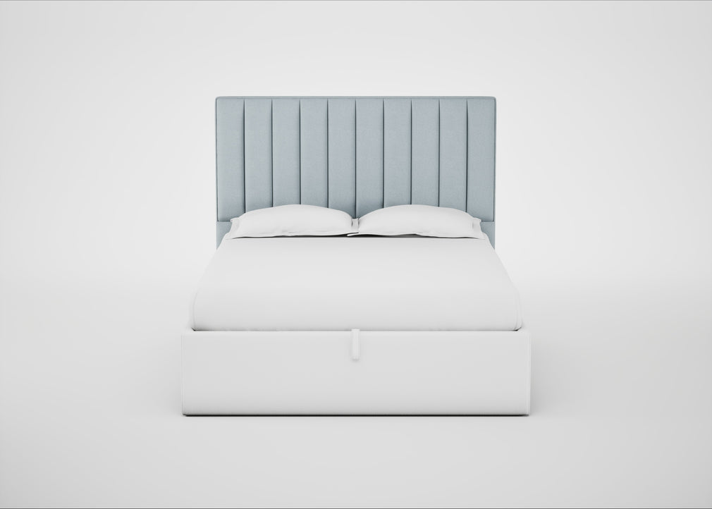 Retta Headboard King / Capelo Linen-Cotton Sea Shanty