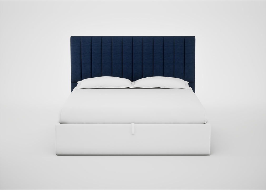 Retta Headboard Super King / Broad Weave Lagoon