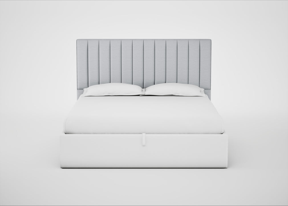 Retta Headboard Super King / Broad Weave Tin