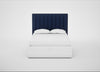 Retta Headboard Double / Melton Wool New Navy