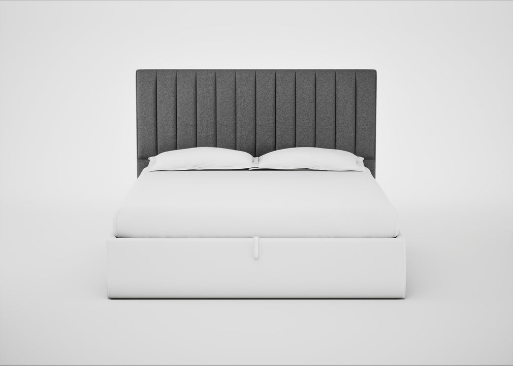 Retta Headboard Super King / Melton Wool Shale