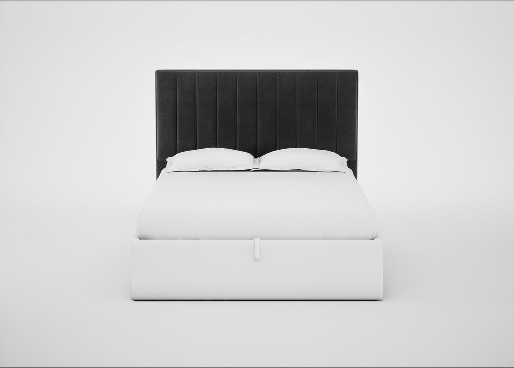 Retta Headboard King / Smart Luxe Velvet Nickel