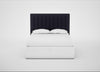 Retta Headboard King / Boucle Indigo
