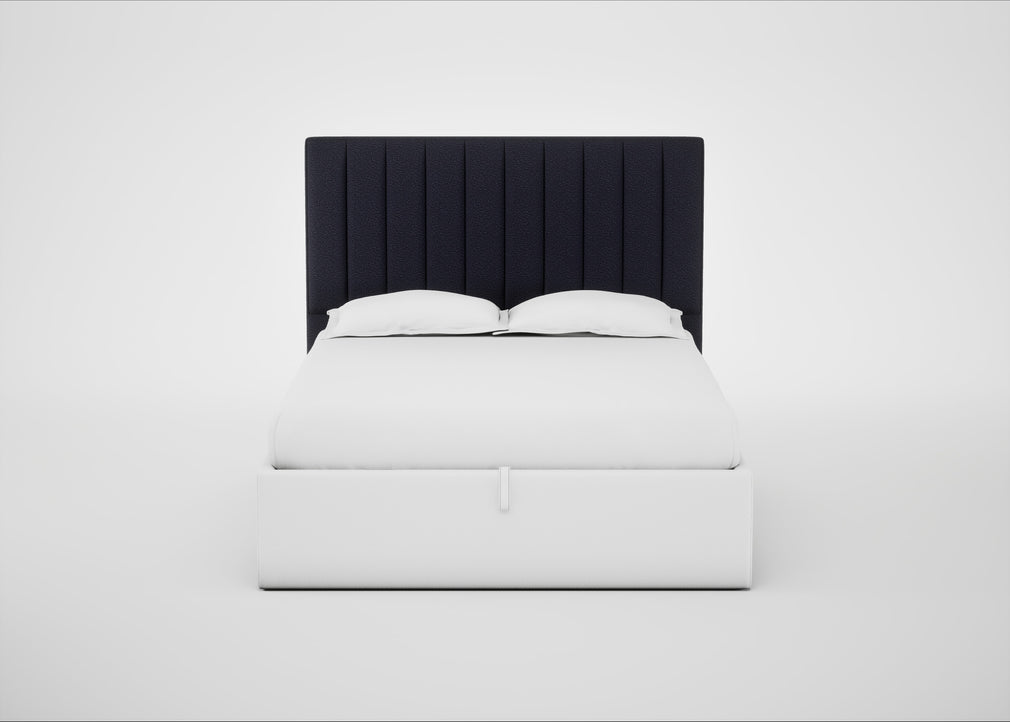 Retta Headboard King / Boucle Indigo