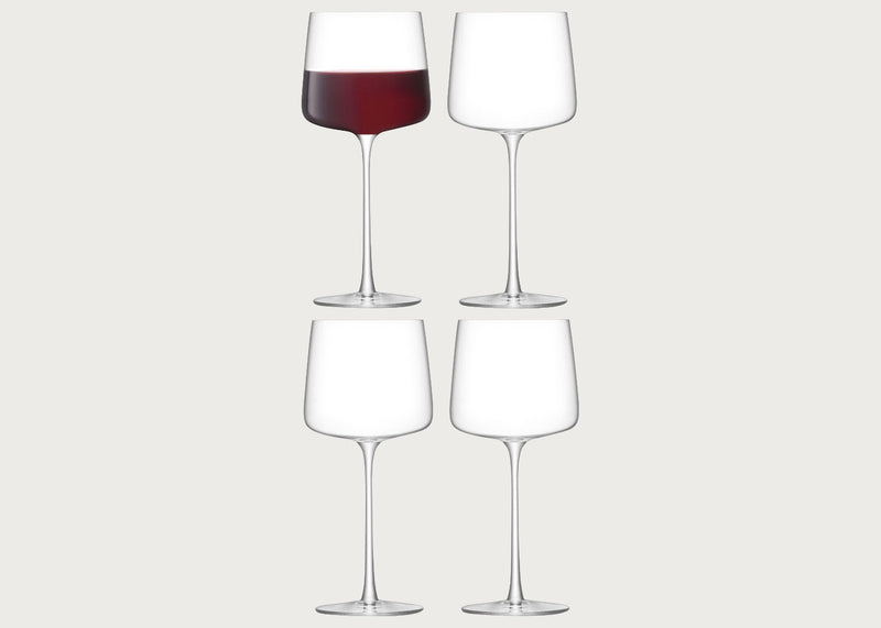 Metropolitan Red Wine Glasses Set of 4