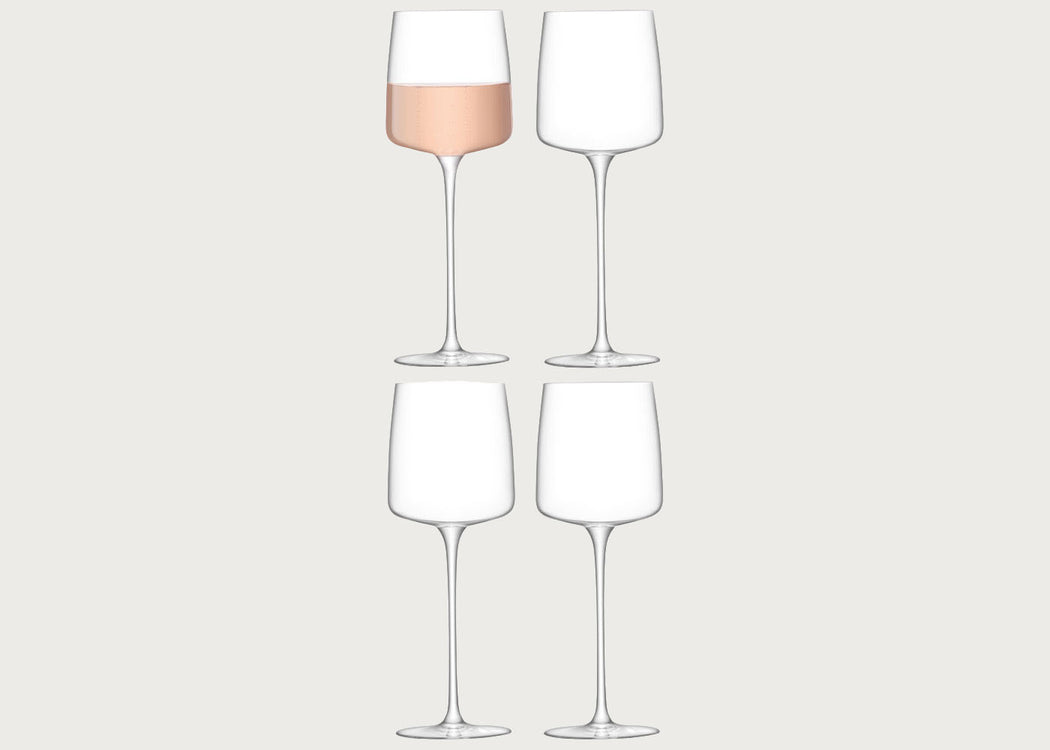 Metropolitan White Wine Glasses Set of 4