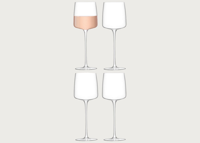 Metropolitan White Wine Glasses Set of 4