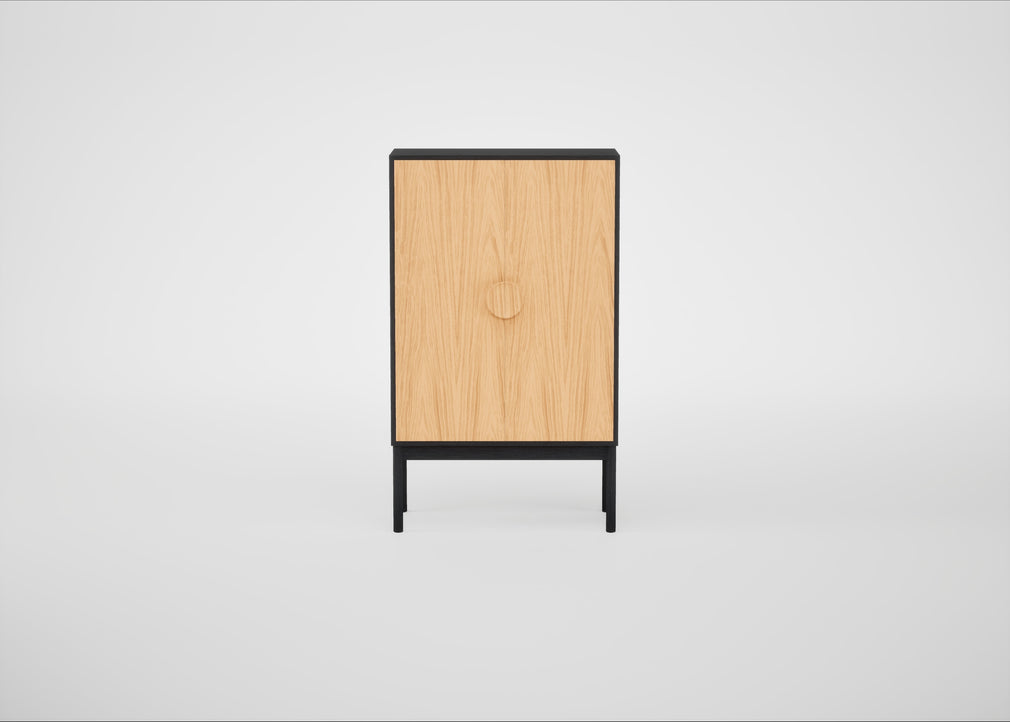 Tinta Highboard Natural Oak / Black Stain