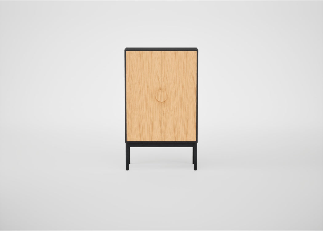 Tinta Highboard Natural Oak / Black Stain