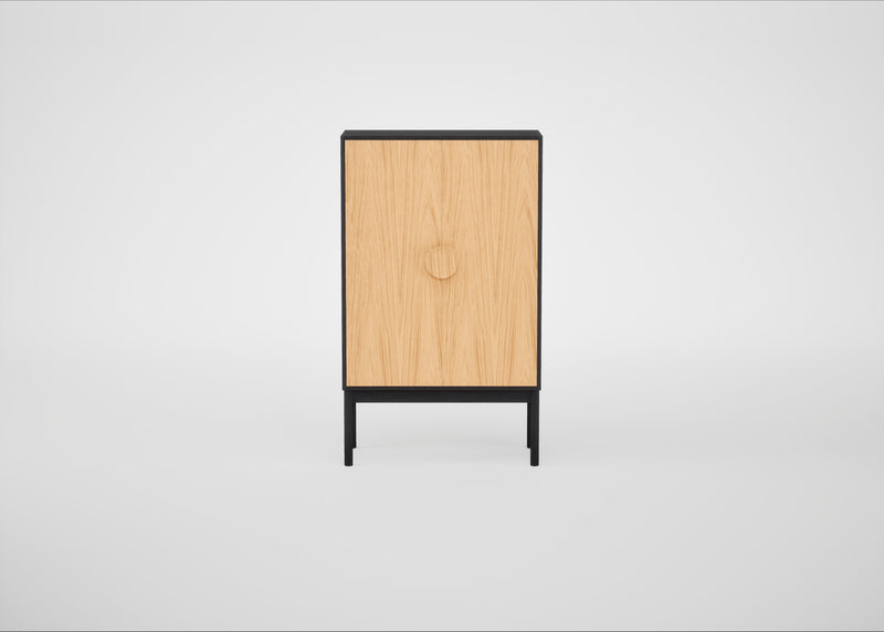 Tinta Highboard Natural Oak / Black Stain