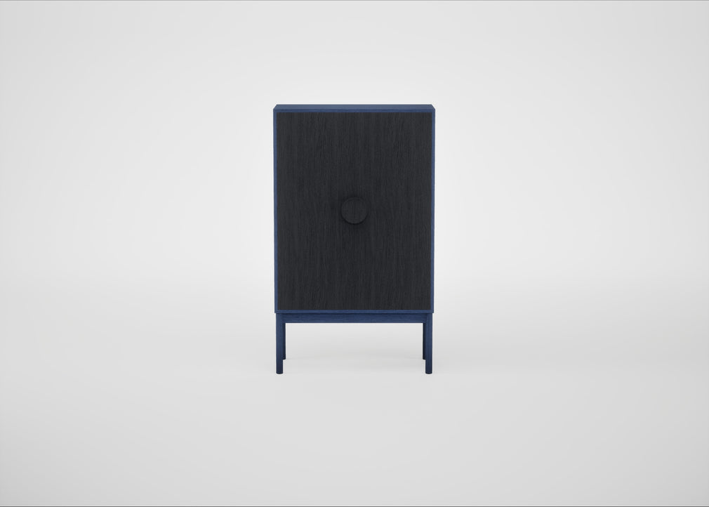Tinta Highboard Black Stain / Blue Stain