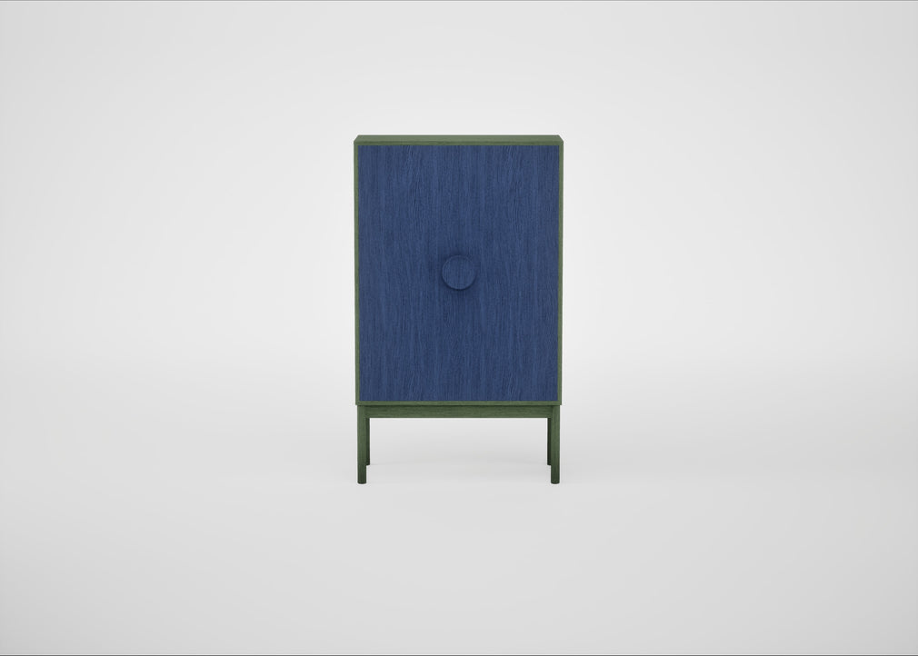Tinta Highboard Blue Stain / Green Stain