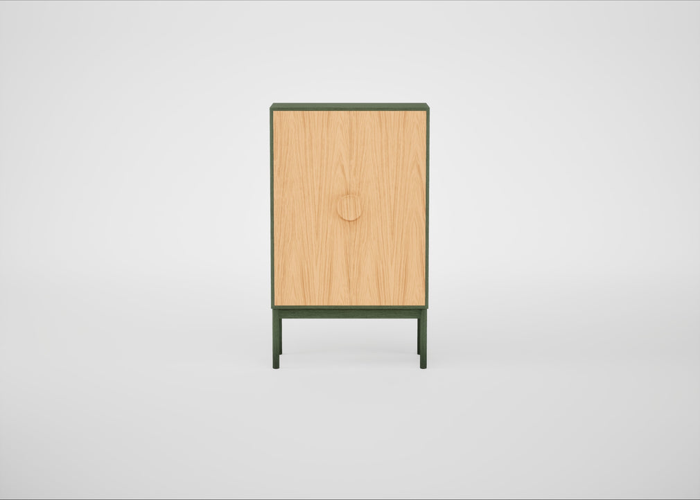 Tinta Highboard Natural Oak / Green Stain