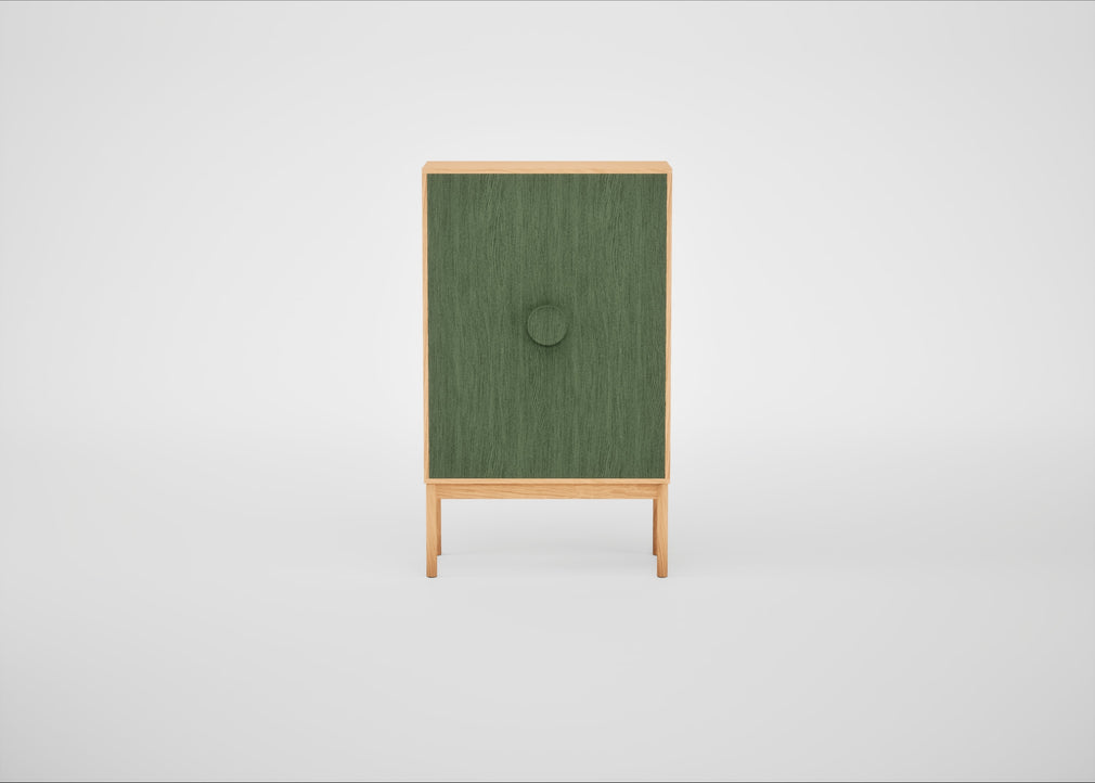 Tinta Highboard Green Stain / Natural Oak
