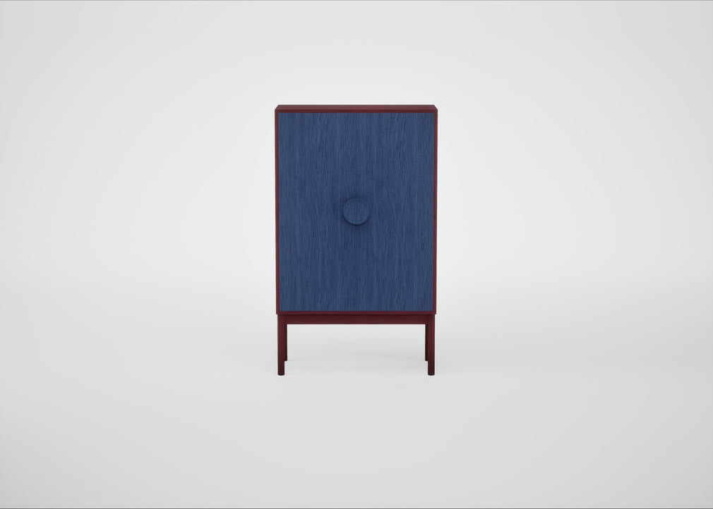 Tinta Highboard Blue Stain / Red Stain
