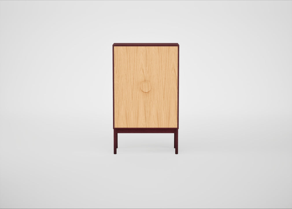 Tinta Highboard Natural Oak / Red Stain