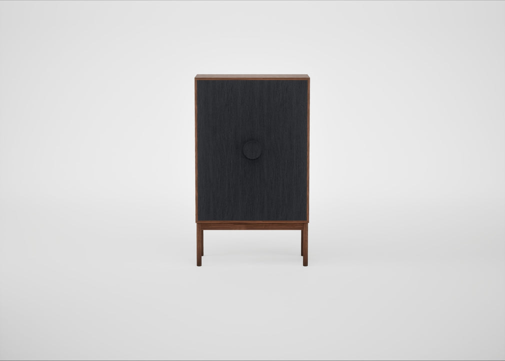 Tinta Highboard Black Stain / Walnut