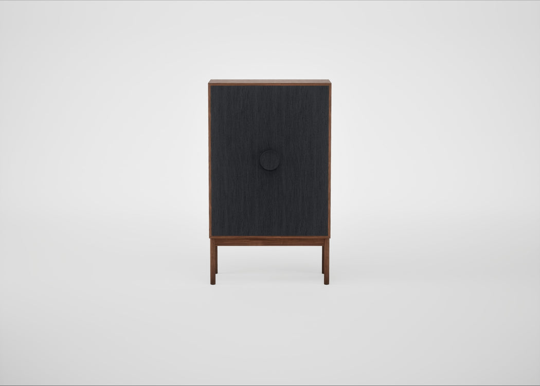 Tinta Highboard Black Stain / Walnut