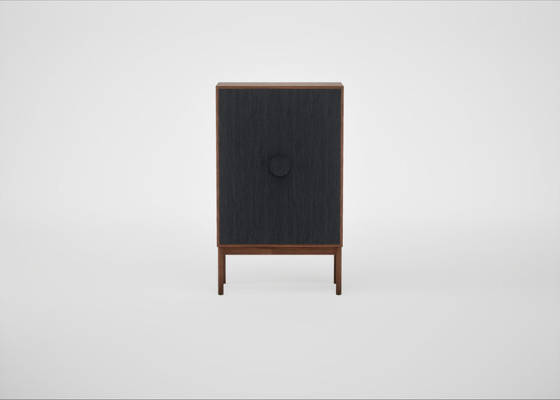 Tinta Highboard Black Stain / Walnut