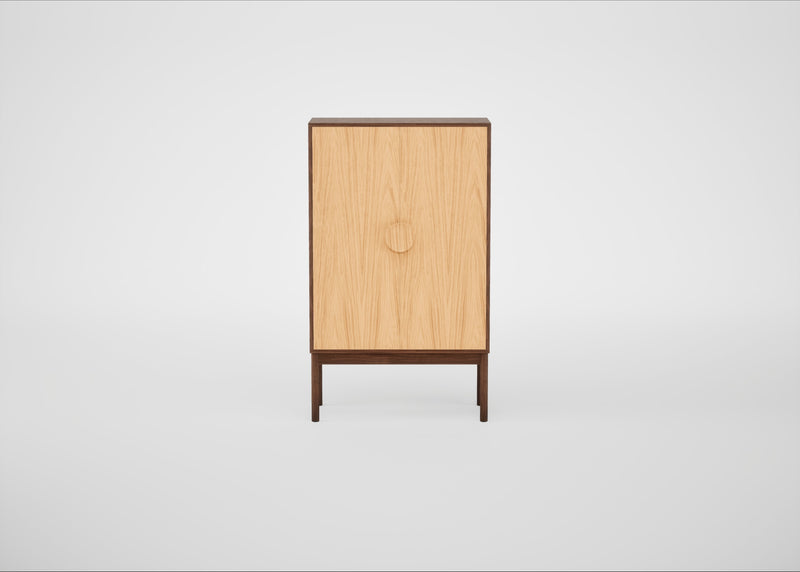 Tinta Highboard Natural Oak / Walnut