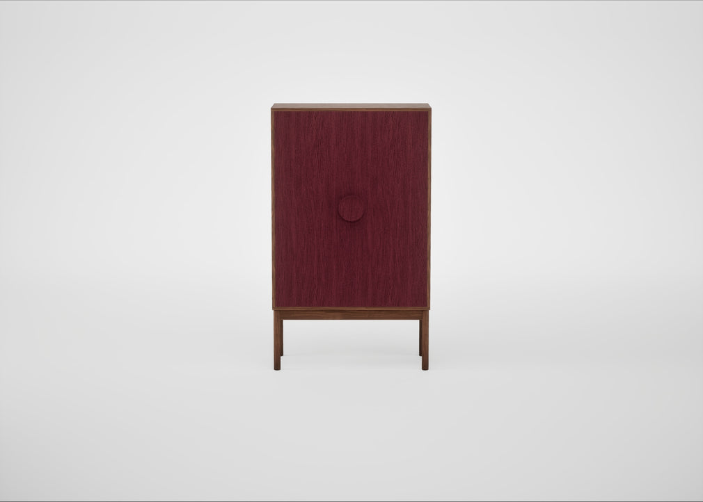 Tinta Highboard Red Stain / Walnut