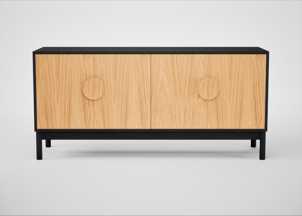Tinta Sideboard Natural Oak / Black Stain