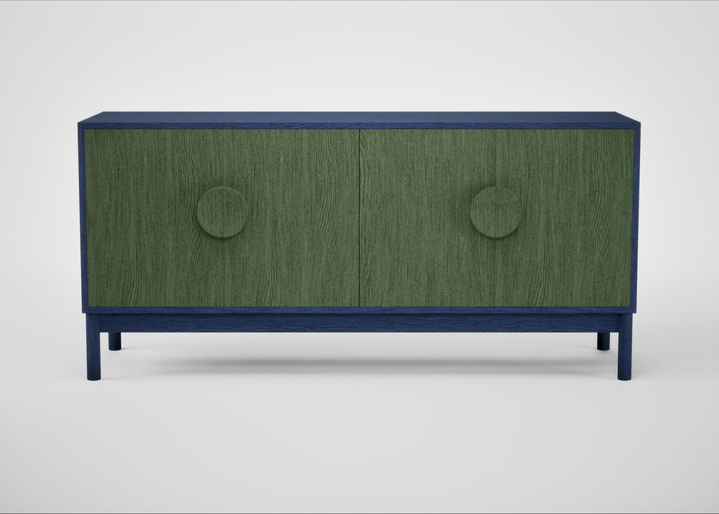 Tinta Sideboard Green Stain / Blue Stain