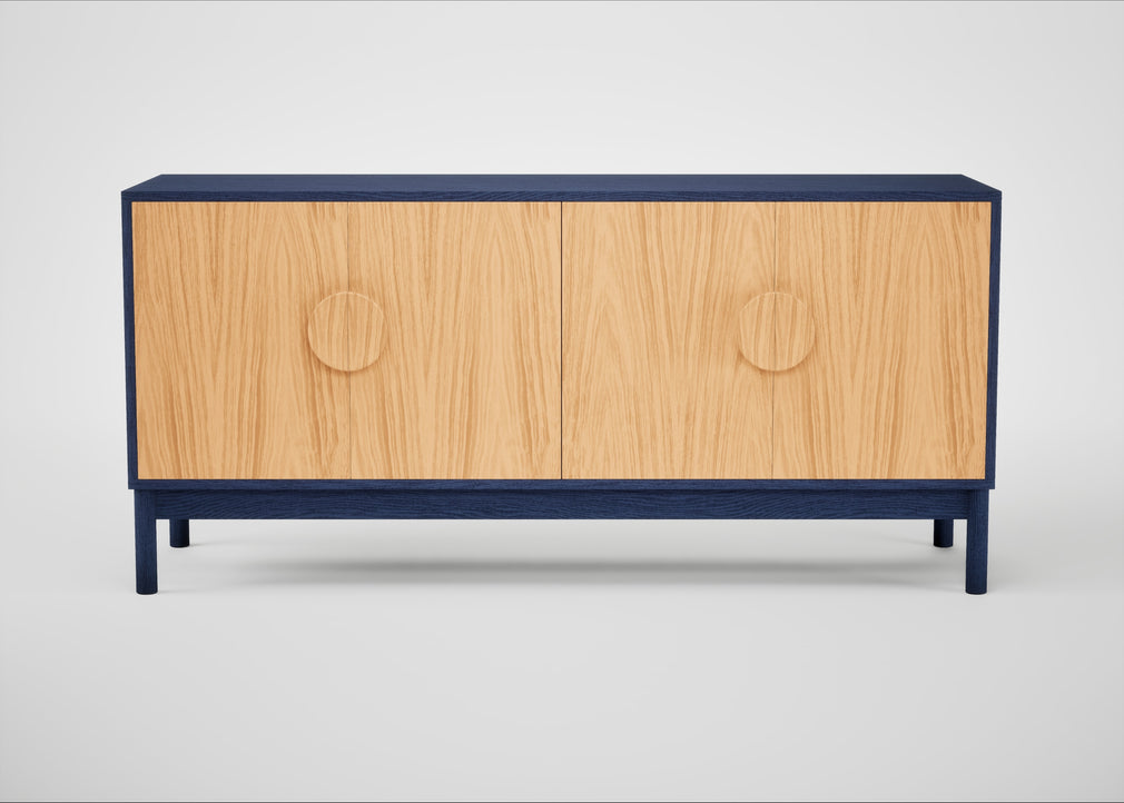 Tinta Sideboard Natural Oak / Blue Stain