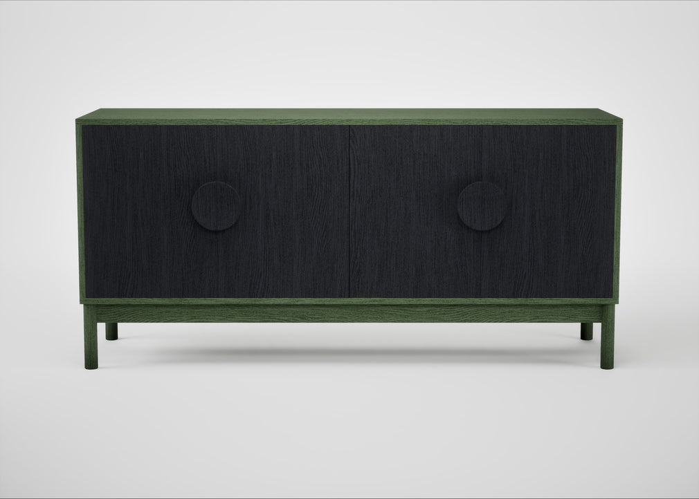 Tinta Sideboard Black Stain / Green Stain