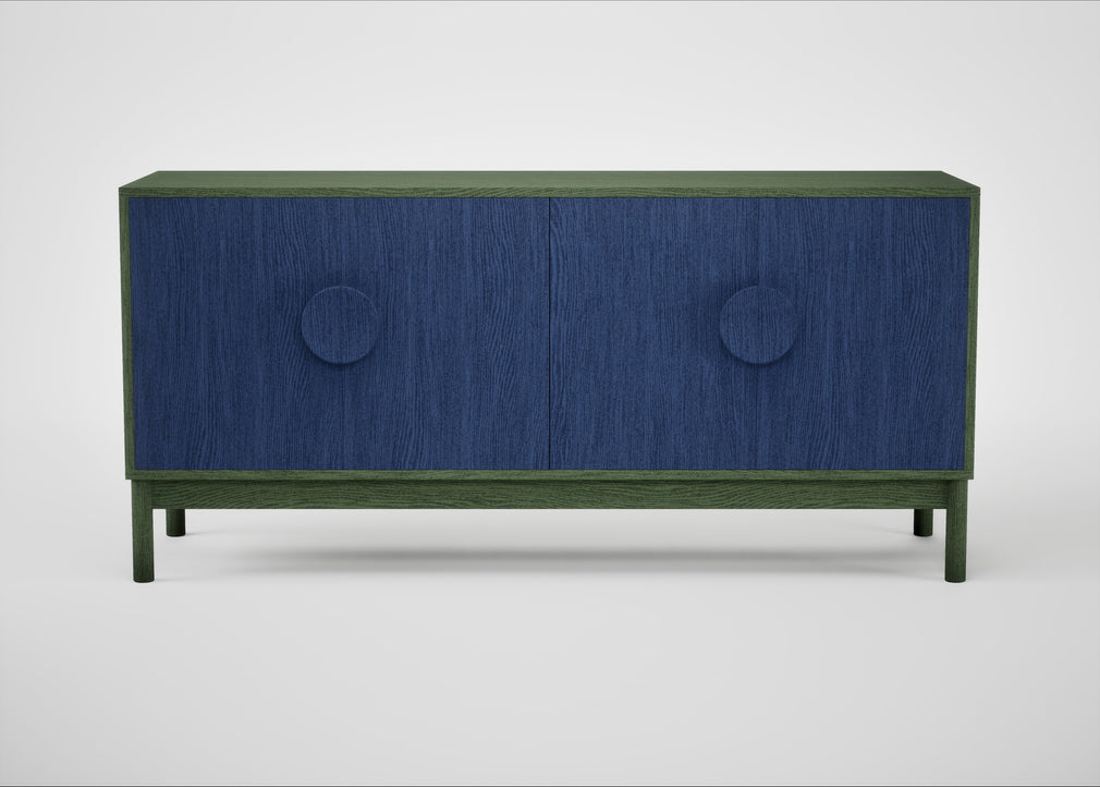 Tinta Sideboard Blue Stain / Green Stain