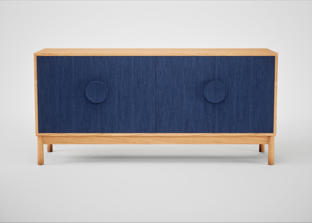 Tinta Sideboard Blue Stain / Natural Oak