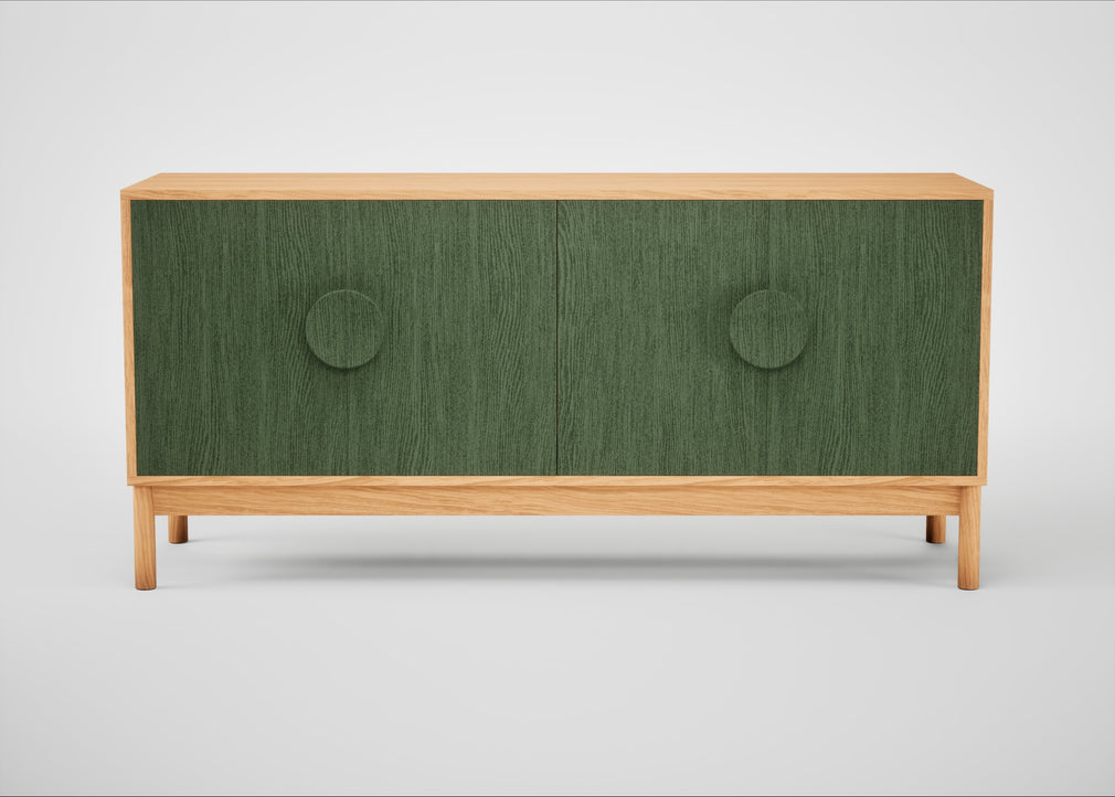 Tinta Sideboard Green Stain / Natural Oak