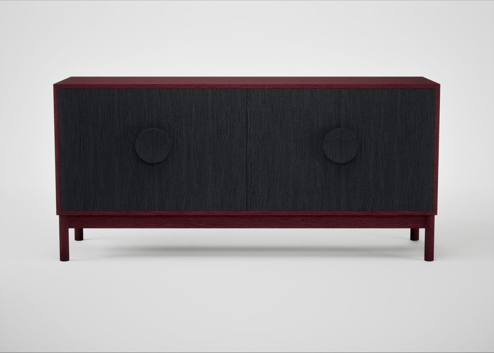 Tinta Sideboard Black Stain / Red Stain