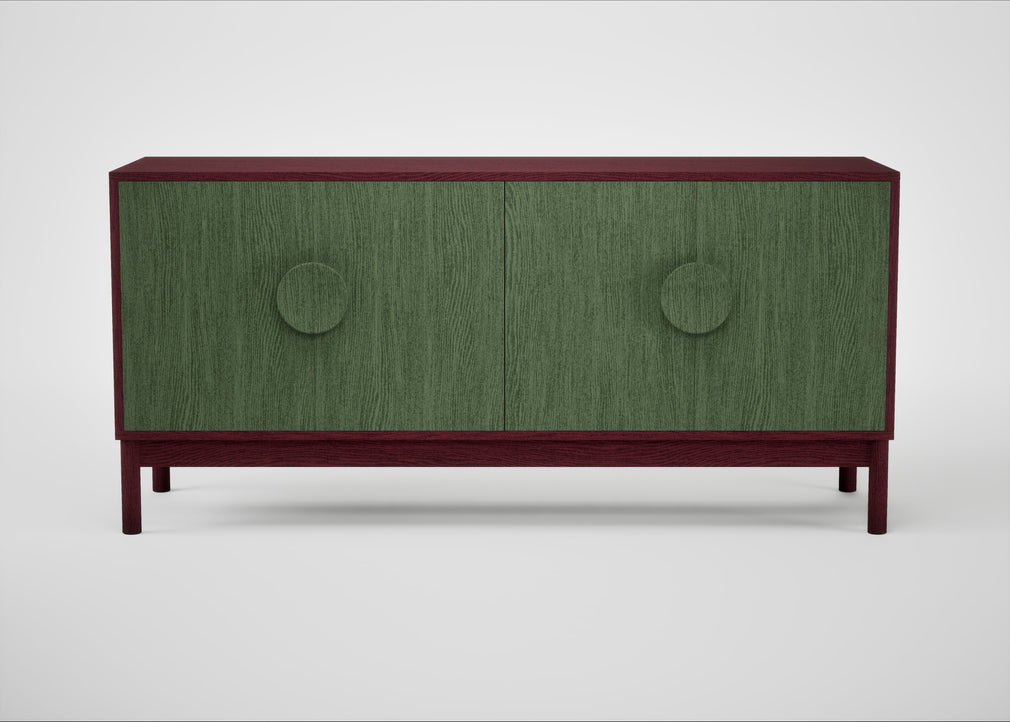 Tinta Sideboard Green Stain / Red Stain