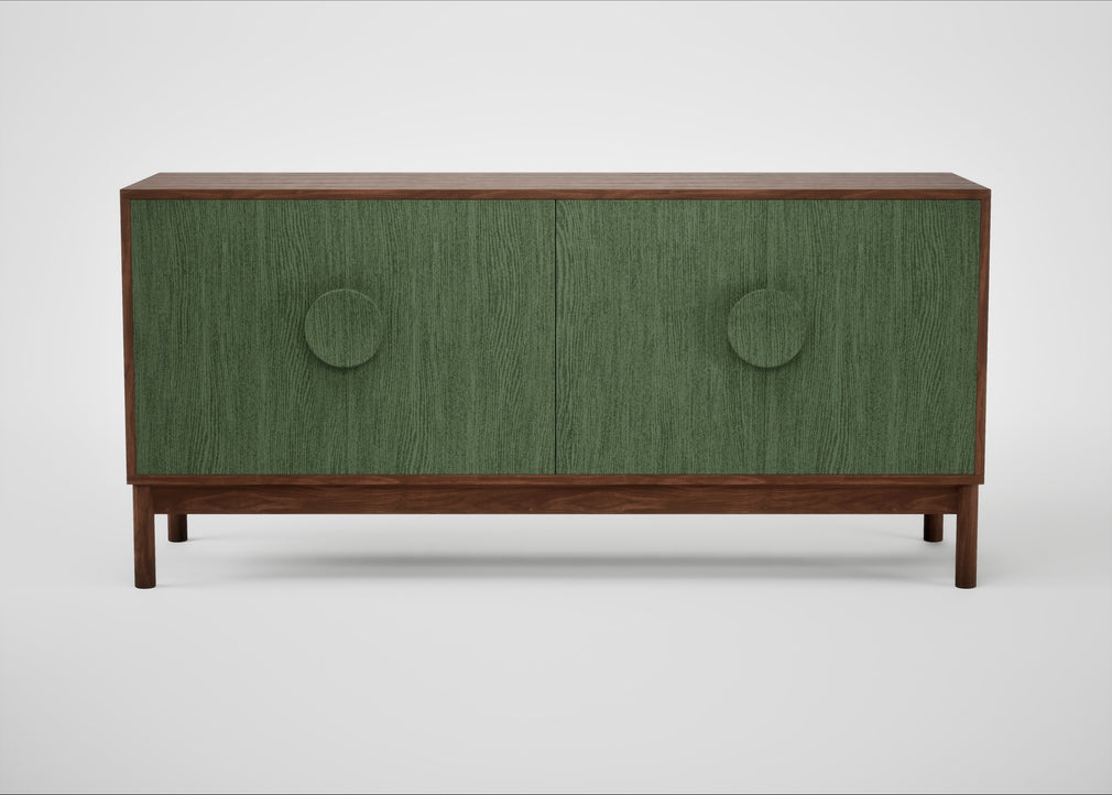 Tinta Sideboard Green Stain / Walnut