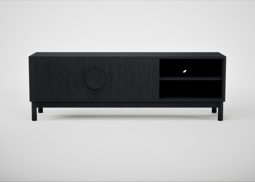Tinta TV Unit Black Stain / Black Stain