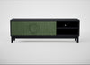 Tinta TV Unit Green Stain / Black Stain
